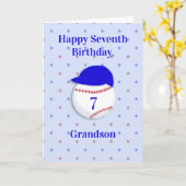 Geboortedag: Young Baseball Softball Fan Kaart (Gele Bloem)