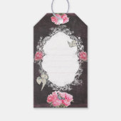 Geboortedag - Zwart karton - Gift Label Cadeaulabel (Voorkant)