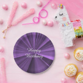 Geboortedagen door Janz Paarse Star Papieren Bordje (Feest)