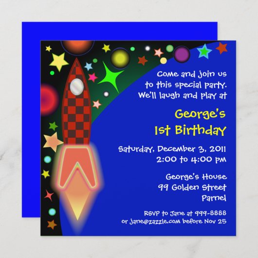 Geboortedatum : 014 Buitenruimte Kaart (Voorkant / Achterkant)