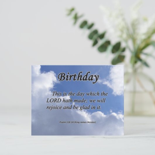 Geboortedatum: 118-24 briefkaart (Staand voorkant)