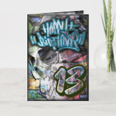 Geboortedatum 13 kaart (Voorkant)