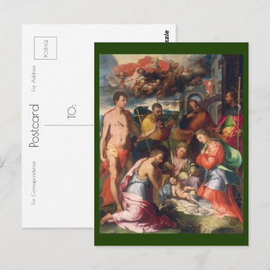 Geboortedatum 1534 | Blue Beach Song™-Briefkaart Briefkaart (Voorkant / Achterkant)