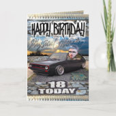 Geboortedatum 18 kaart (Voorkant)
