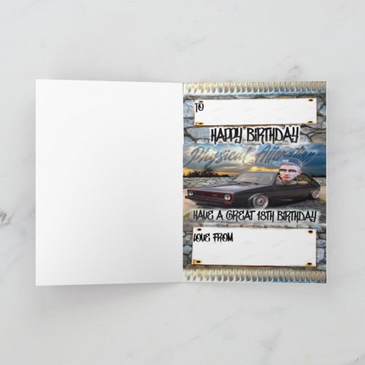 Geboortedatum 18 kaart (Binnen)