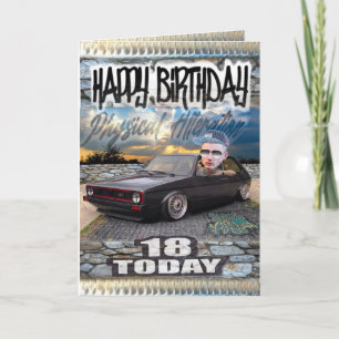 Geboortedatum 18 kaart