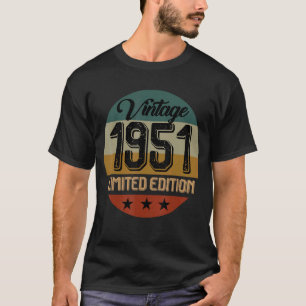 Geboortedatum: 1951, Vintage T-shirt