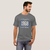 Geboortedatum 1968 t-shirt (Voorkant volledig)