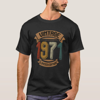 Geboortedatum: 1971, Vintage 1 T-shirt
