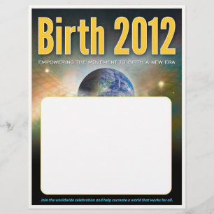 Geboortedatum 2012 — blanco (25 exemplaren) flyer