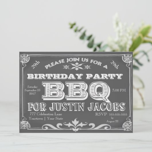 Geboortedatum: B Que Kaart (Staand voorkant)