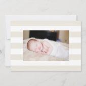 Geboortedatum bloemen land bloemen aankondiging (Achterkant)