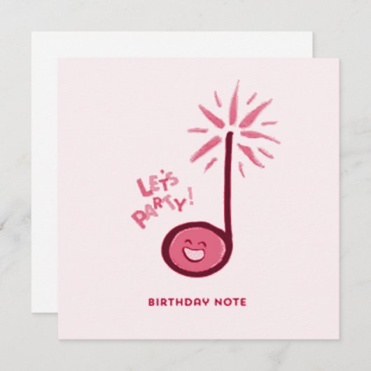 Geboortedatum: Feestdagenkaart (Voorkant / Achterkant)