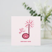 Geboortedatum: Feestdagenkaart (Staand voorkant)