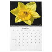 Geboortedatum: Floral Calendar Kalender (Mar 2027)