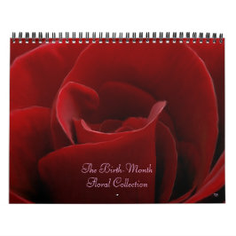 Geboortedatum: Floral Calendar Kalender