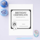 Geboortedatum Flyer (Enkel)