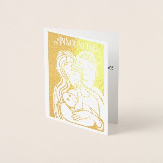 Geboortedatum: Folie Kaarten (Voorkant)