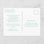 Geboortedatum Foto Briefkaart | Little Wonder (Achterkant)