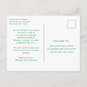 Geboortedatum Foto Briefkaart | Little Wonder (Achterkant)