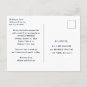 Geboortedatum Foto Briefkaart | Wombates (Achterkant)