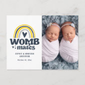 Geboortedatum Foto Briefkaart | Wombates (Voorkant)