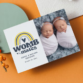 Geboortedatum Foto Briefkaart | Wombates