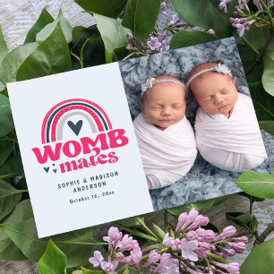 Geboortedatum Foto Briefkaart   Wombates