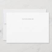 Geboortedatum Foto Collage|Vier Foto's Aankondiging (Achterkant)