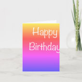 Geboortedatum: geboortekaart kaart (Voorkant)