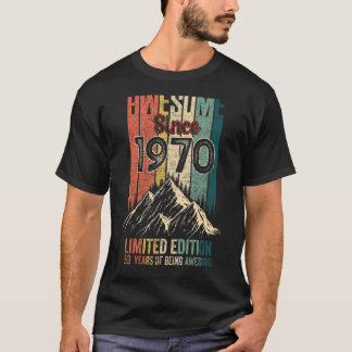 Geboortedatum Geweldige sinds 1970 Vintage T-shirt