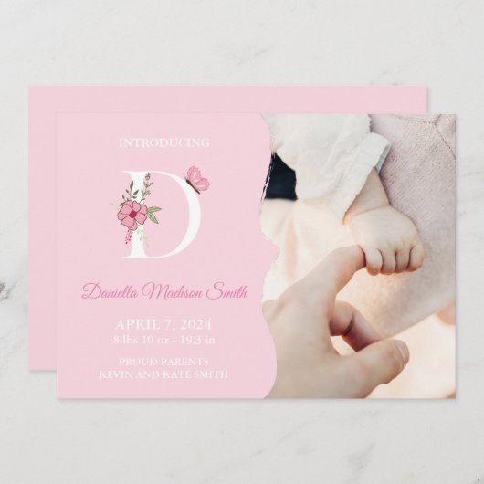 Geboortedatum Initiaal D Kaart (Voorkant / Achterkant)