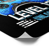 Geboortedatum Jongen Niveau 12 Ontgrendeld 12e ver Poster (Hoek)