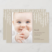 Geboortedatum: Kaart (Voorkant / Achterkant)