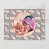 Geboortedatum: Kutkatten die watervallen spelen Ya Briefkaart (Voorkant)