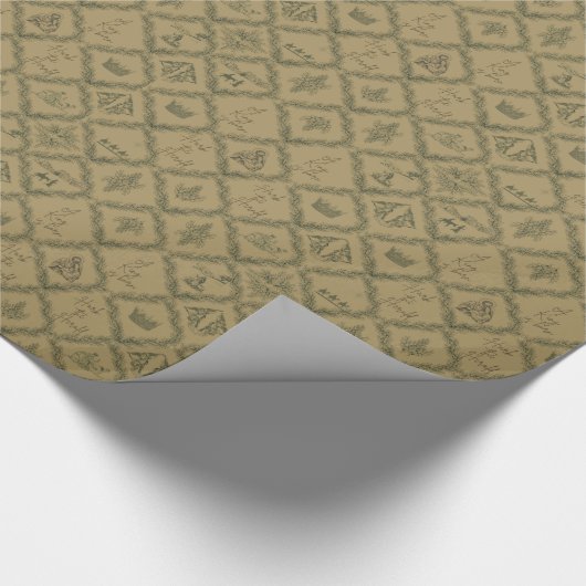Geboortedatum Modern Wrapping Paper Cadeaupapier (Hoek)