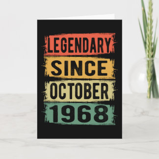 Geboortedatum: oktober 1968 kaart