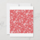 Geboortedatum: Paisley New Baby Girl Aankondiging (Achterkant)