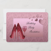 geboortedatum partijuitnodiging kaart (Voorkant)