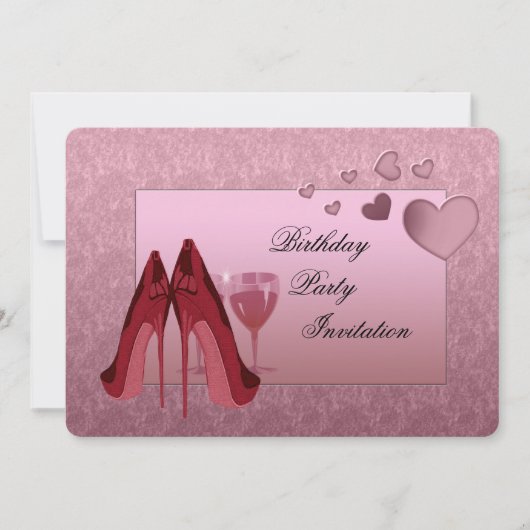 geboortedatum partijuitnodiging kaart (Voorkant)