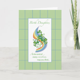 Geboortedatum Religieuze St. Patrick's Day Rainb Kaart