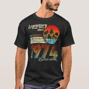 Geboortedatum: sinds december 1973 t-shirt