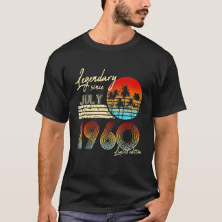 Geboortedatum: sinds juli 1960 t-shirt