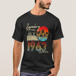 Geboortedatum: sinds juli 1963 t-shirt