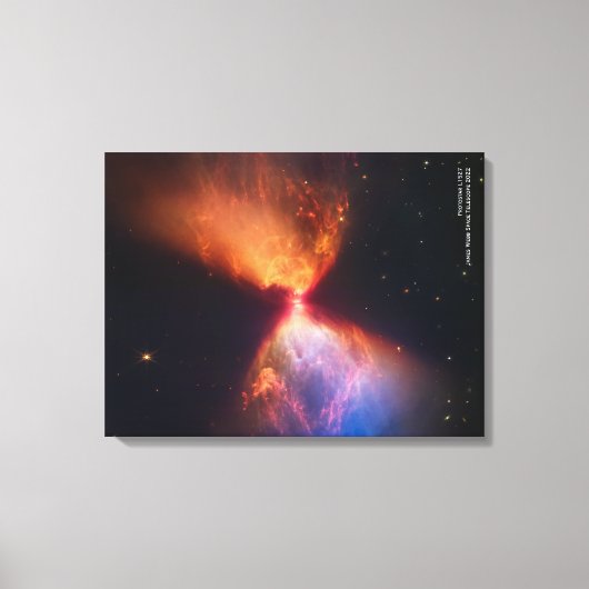 Geboortedatum: Star, James Webb Space Telescope 20 Canvas Afdruk (Voorkant)