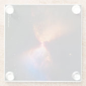 Geboortedatum: Star, James Webb Space Telescope 20 Glazen Onderzetter (Achterkant)