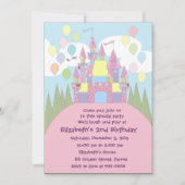 Geboortedatum uitnodiging 022: Castle (Voorkant)