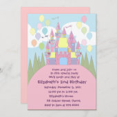 Geboortedatum uitnodiging 022: Castle (Voorkant / Achterkant)