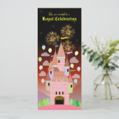 Geboortedatum: uitnodiging 029: Castle IIB (Staand voorkant)