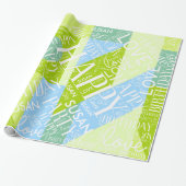 Geboortedatum Voeg de Naam Groene ID274 van de Mid Cadeaupapier (Uitgerold)